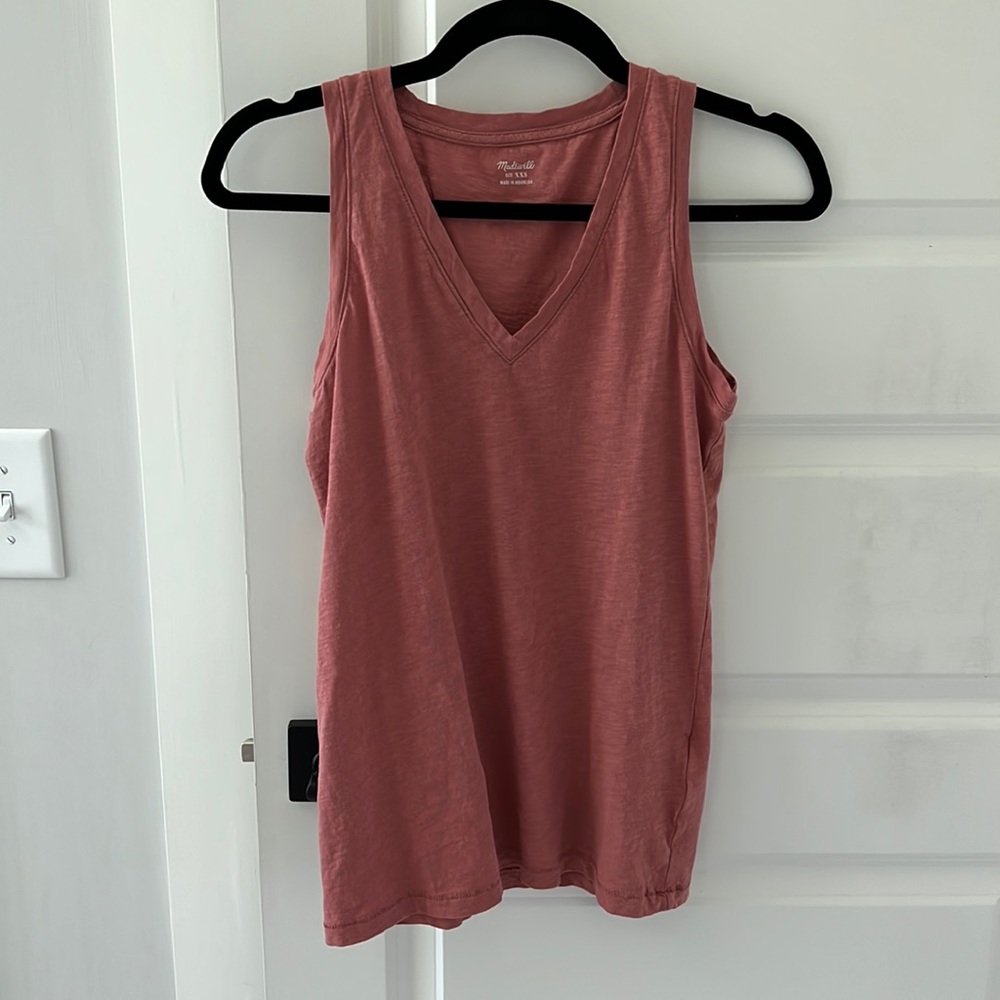 Madewell Sleeveless V-Neck